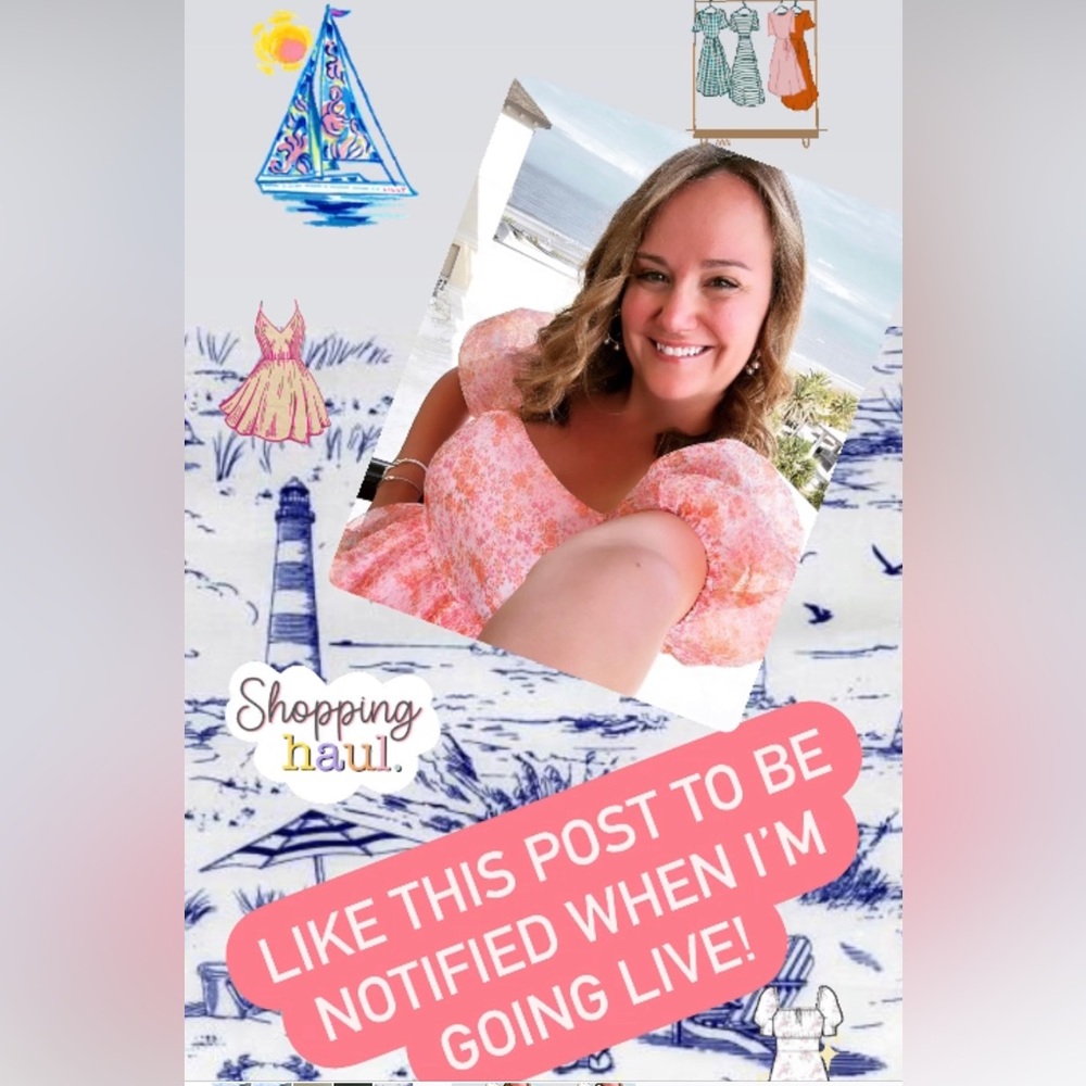Like this post to be notified when I go live! 🥰
